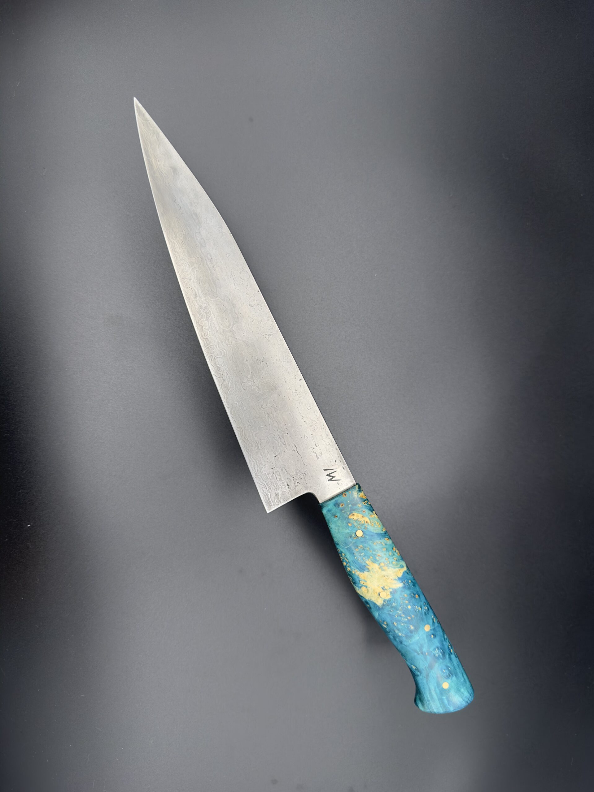 Chef Knife - Bloomery Steel, Boxelder